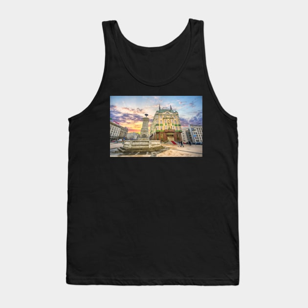 Hotel Moskva in Belgrade, Serbia Tank Top by mitzobs